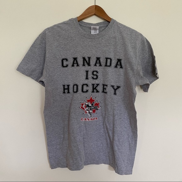 Canada is Hockey - Hockey is Canada Period Cotton T Shirt - Picture 3 of 6